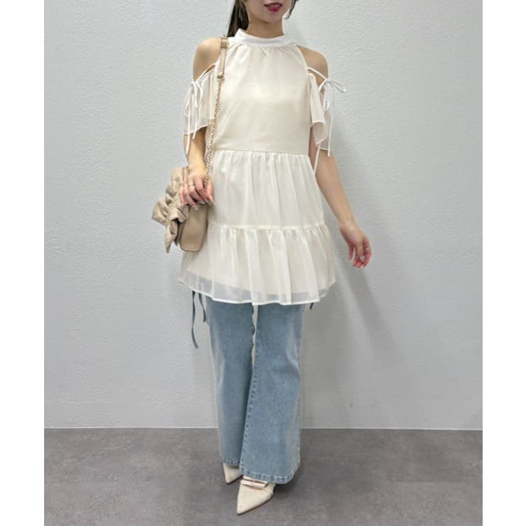 【one after another】肩あきティアードチュニック | NICE CLAUP / OLIVE des OLIVE　OUTLET | 詳細画像38 