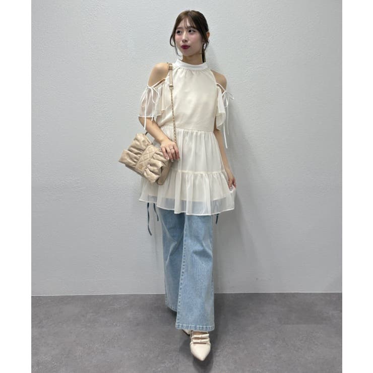 【one after another】肩あきティアードチュニック | NICE CLAUP / OLIVE des OLIVE　OUTLET | 詳細画像39 