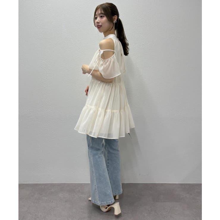 【one after another】肩あきティアードチュニック | NICE CLAUP / OLIVE des OLIVE　OUTLET | 詳細画像40 