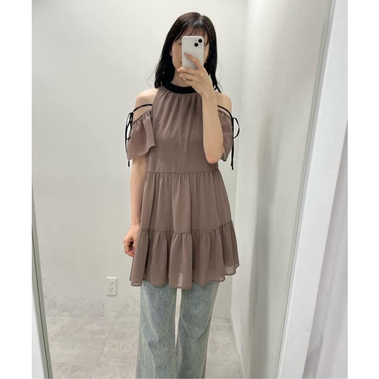 【one after another】肩あきティアードチュニック | NICE CLAUP / OLIVE des OLIVE　OUTLET | 詳細画像59 