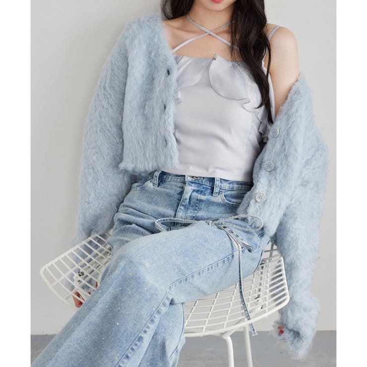 【one after another】クロスフリルキャミ | NICE CLAUP / OLIVE des OLIVE　OUTLET | 詳細画像28 