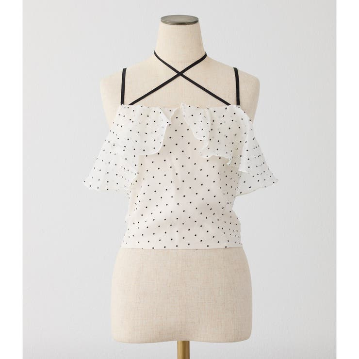 【one after another】クロスフリルキャミ | NICE CLAUP / OLIVE des OLIVE　OUTLET | 詳細画像20 