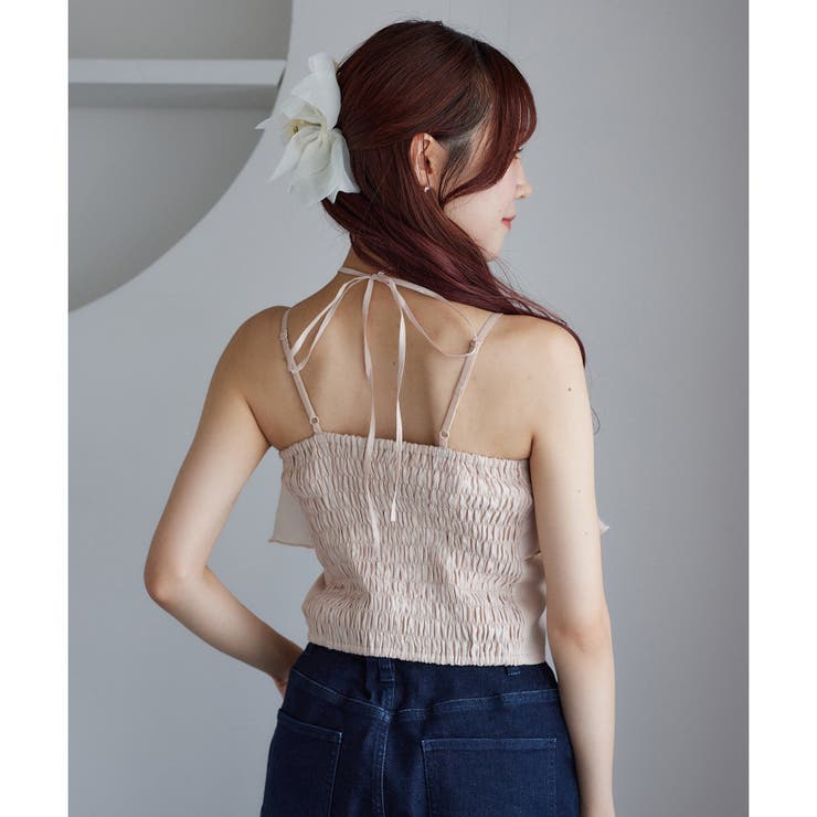 【one after another】クロスフリルキャミ | NICE CLAUP / OLIVE des OLIVE　OUTLET | 詳細画像11 