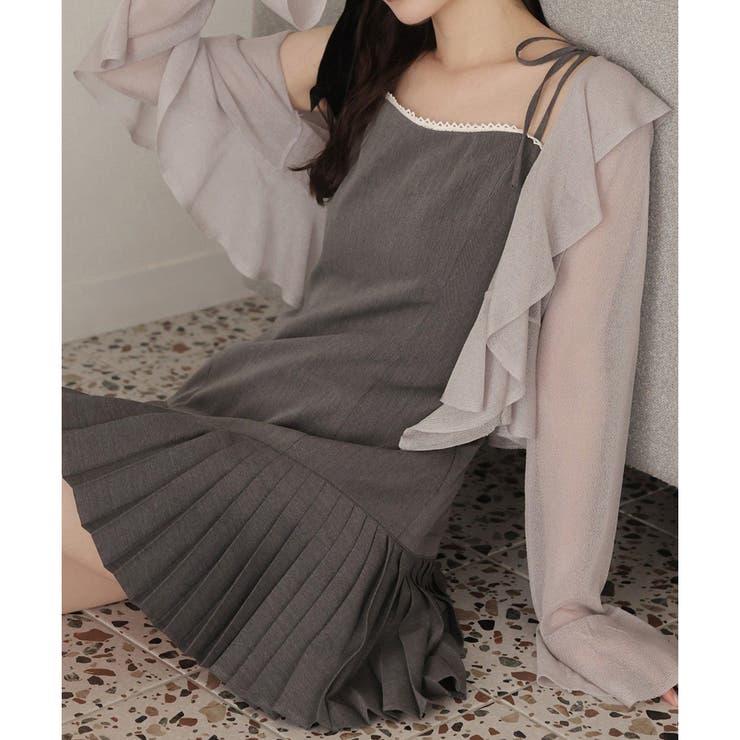 【one after another】フリルボレロカーディガン | NICE CLAUP / OLIVE des OLIVE　OUTLET | 詳細画像10 