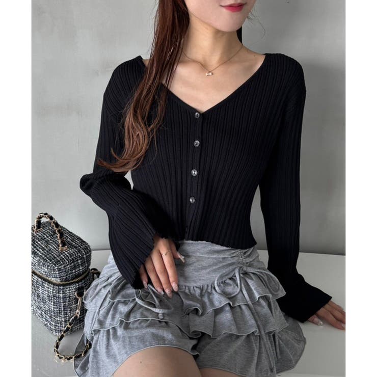 ブラック | 【one after another】ベルスリカーデ | NICE CLAUP / OLIVE des OLIVE　OUTLET