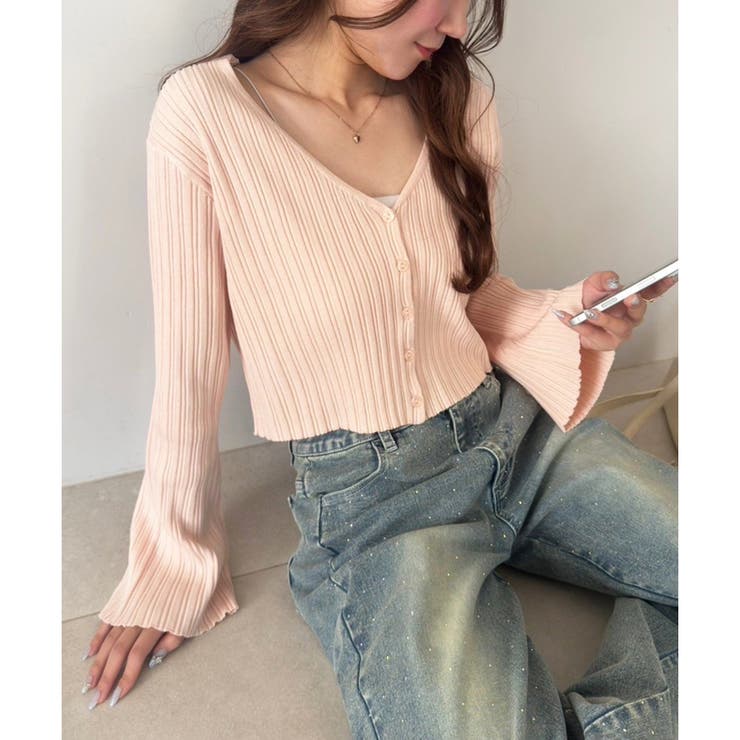 ピンク | 【one after another】ベルスリカーデ | NICE CLAUP / OLIVE des OLIVE　OUTLET