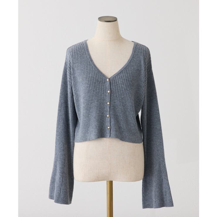 【one after another】ベル袖リブカーデ | NICE CLAUP / OLIVE des OLIVE　OUTLET | 詳細画像10 
