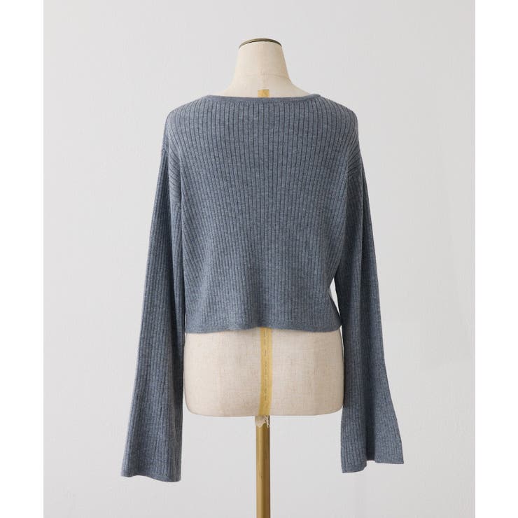 【one after another】ベル袖リブカーデ | NICE CLAUP / OLIVE des OLIVE　OUTLET | 詳細画像16 