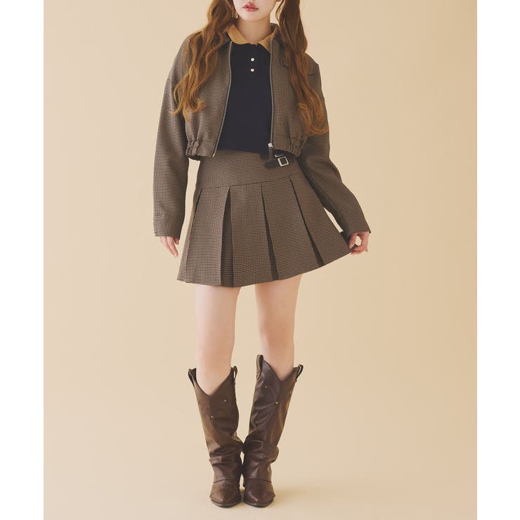 【one after another】２枚衿ケーブル半袖ニット | NICE CLAUP / OLIVE des OLIVE　OUTLET | 詳細画像30 