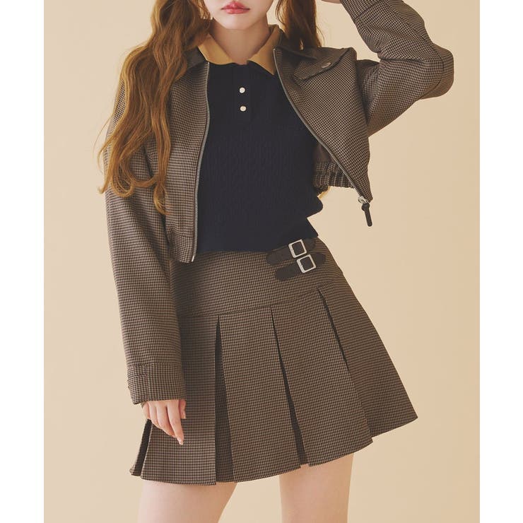 【one after another】２枚衿ケーブル半袖ニット | NICE CLAUP / OLIVE des OLIVE　OUTLET | 詳細画像31 