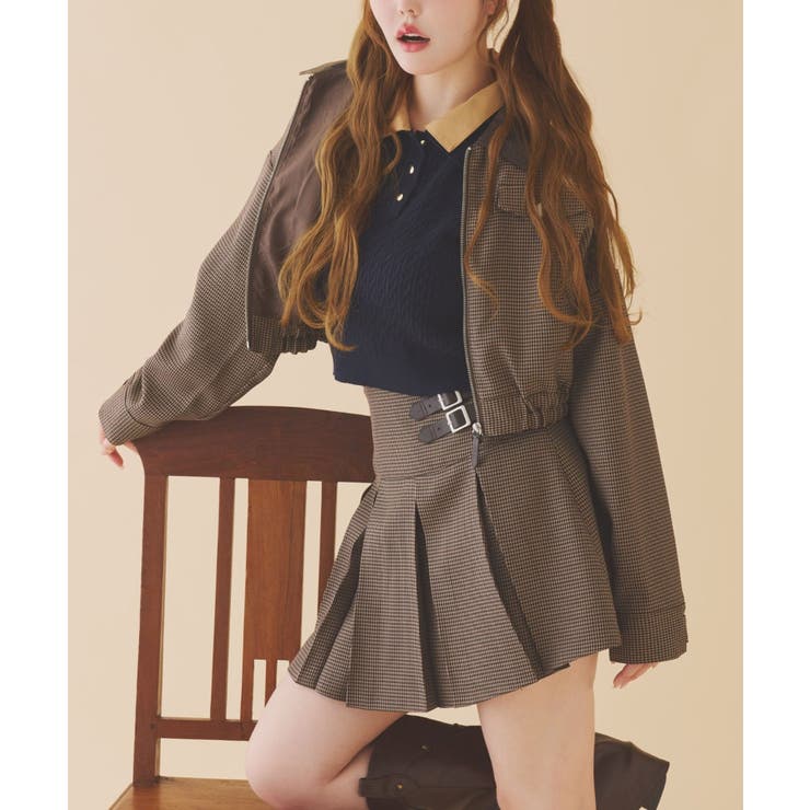 【one after another】２枚衿ケーブル半袖ニット | NICE CLAUP / OLIVE des OLIVE　OUTLET | 詳細画像37 