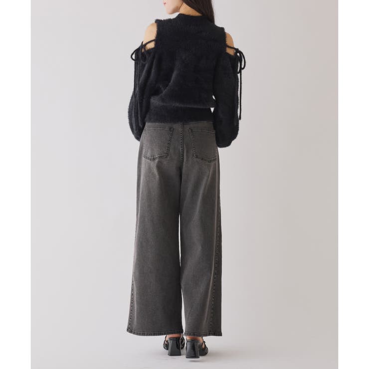 【one after another】2way肩あきシャギーニット | NICE CLAUP / OLIVE des OLIVE　OUTLET | 詳細画像23 