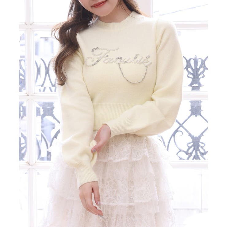 【one after another】ロゴアソートニット | NICE CLAUP / OLIVE des OLIVE　OUTLET | 詳細画像12 