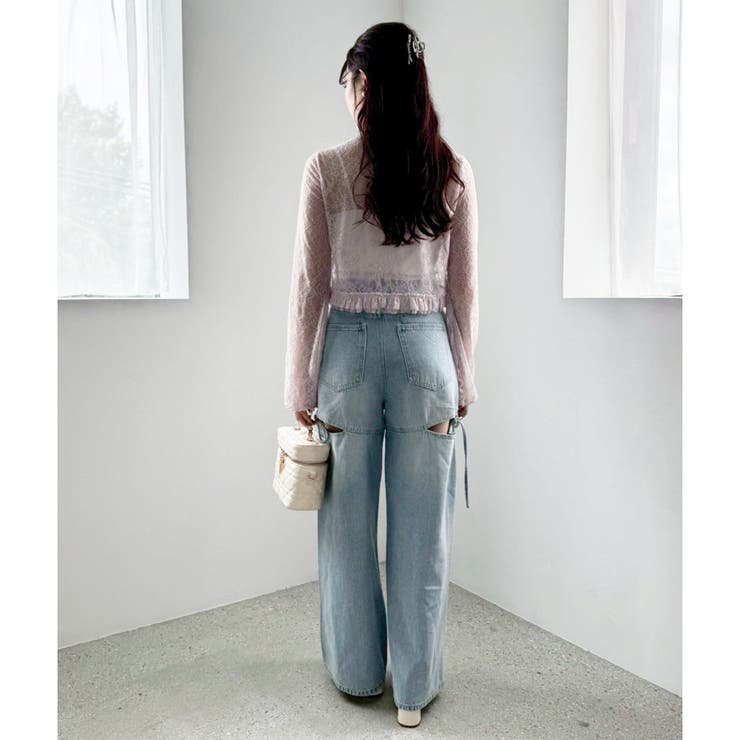 【one after another】レースカーディガン | NICE CLAUP / OLIVE des OLIVE　OUTLET | 詳細画像15 