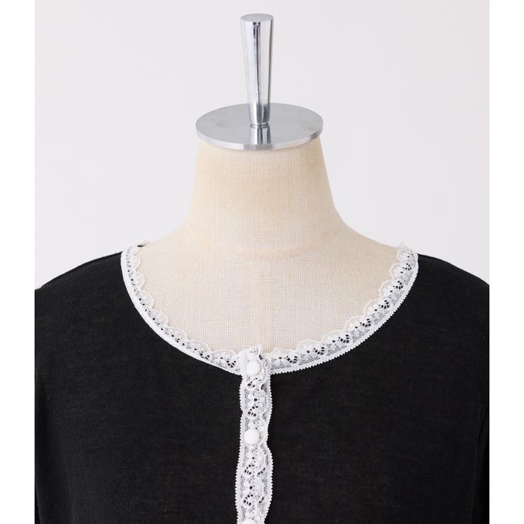 【one after another】レース付きカットカーディガン | NICE CLAUP / OLIVE des OLIVE　OUTLET | 詳細画像40 