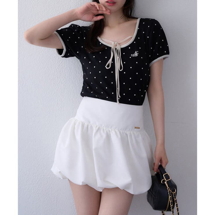 【one after another】ホルターネック配色ドットトップス | NICE CLAUP / OLIVE des OLIVE　OUTLET | 詳細画像20 