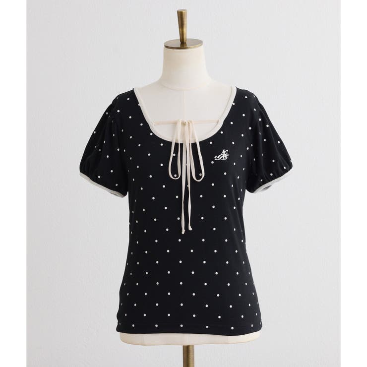 【one after another】ホルターネック配色ドットトップス | NICE CLAUP / OLIVE des OLIVE　OUTLET | 詳細画像23 