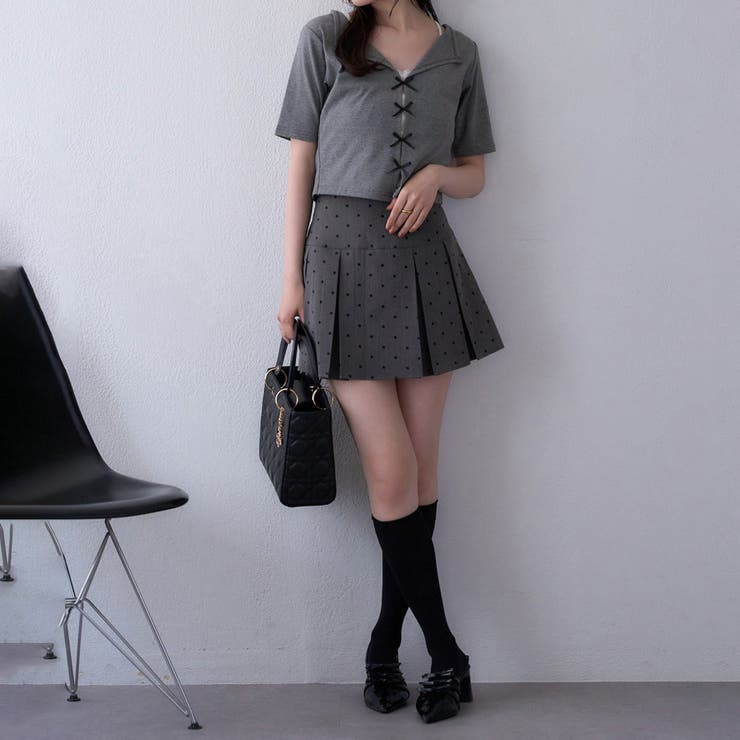 【one after another】インナードッキングリボントップス  | NICE CLAUP / OLIVE des OLIVE　OUTLET | 詳細画像21 