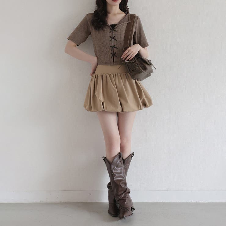 【one after another】インナードッキングリボントップス  | NICE CLAUP / OLIVE des OLIVE　OUTLET | 詳細画像16 