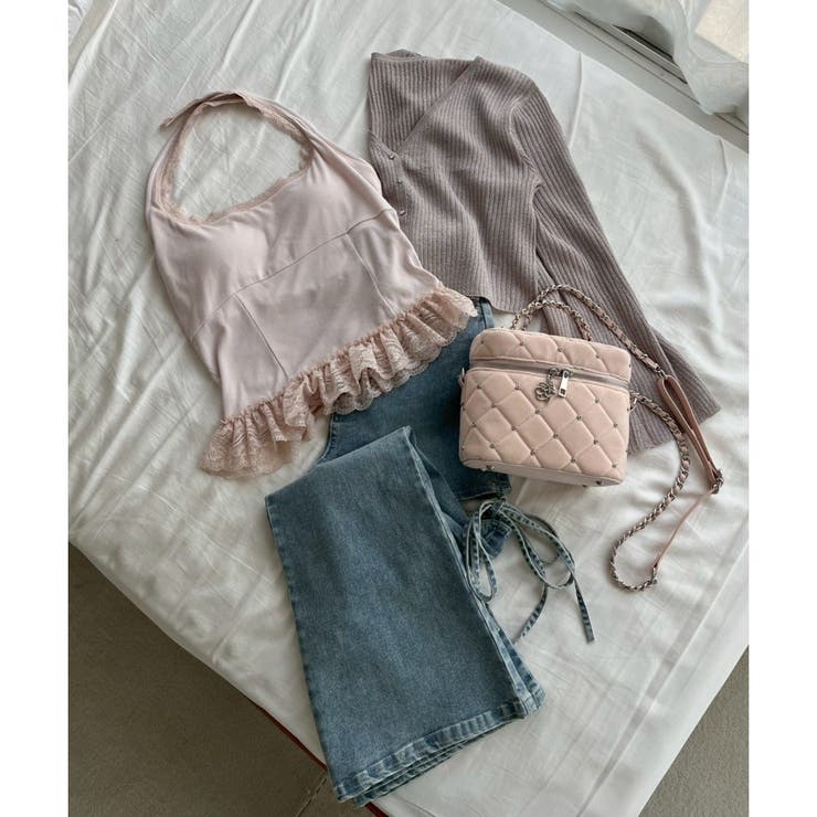 【one after another】裾レースホルターネックインナー | NICE CLAUP / OLIVE des OLIVE　OUTLET | 詳細画像12 