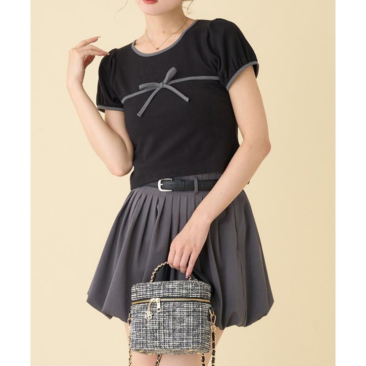 【one after another】配色リボンカットソー | NICE CLAUP / OLIVE des OLIVE　OUTLET | 詳細画像12 