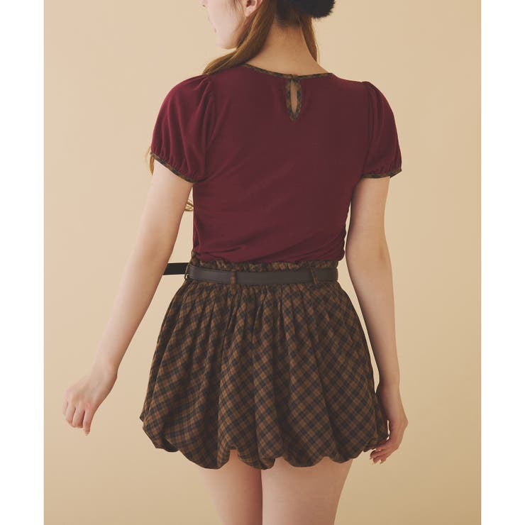 【one after another】配色リボンカットソー | NICE CLAUP / OLIVE des OLIVE　OUTLET | 詳細画像7 