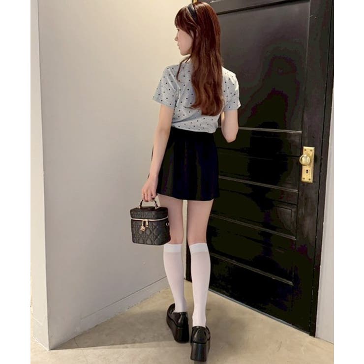 【one after another】ワンポイント刺繍ドットTシャツ | NICE CLAUP / OLIVE des OLIVE　OUTLET | 詳細画像10 