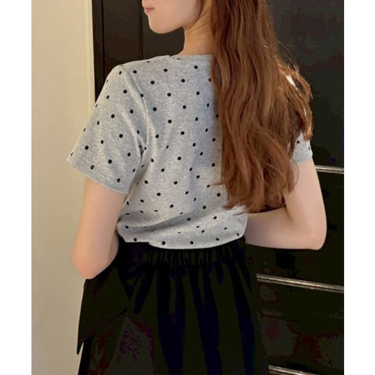 【one after another】ワンポイント刺繍ドットTシャツ | NICE CLAUP / OLIVE des OLIVE　OUTLET | 詳細画像14 