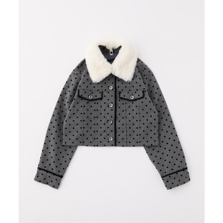 【one after another】襟ファー配色ジャケット | NICE CLAUP / OLIVE des OLIVE　OUTLET | 詳細画像18 
