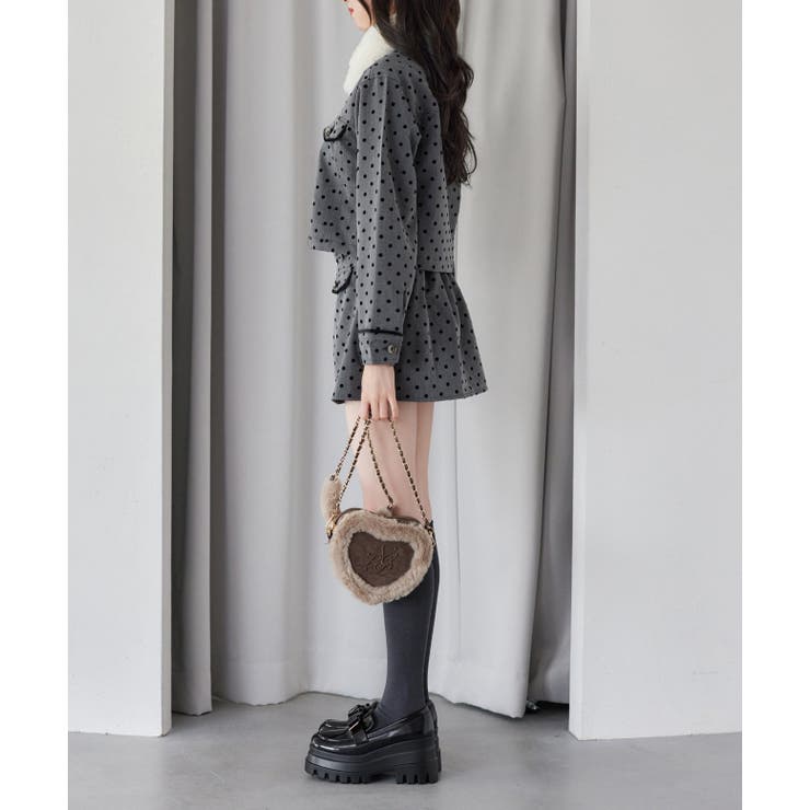 【one after another】襟ファー配色ジャケット | NICE CLAUP / OLIVE des OLIVE　OUTLET | 詳細画像29 