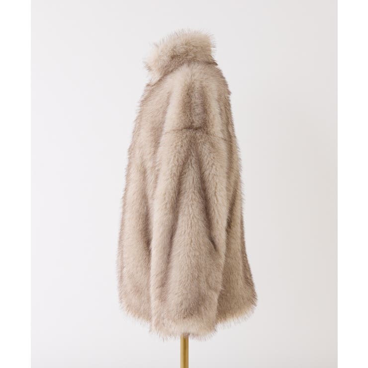 【one after another】ミドルフェイクファージャケット | NICE CLAUP / OLIVE des OLIVE　OUTLET | 詳細画像14 