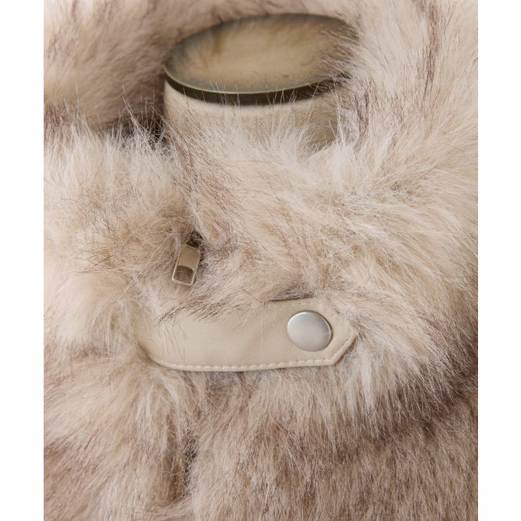 【one after another】ミドルフェイクファージャケット | NICE CLAUP / OLIVE des OLIVE　OUTLET | 詳細画像16 