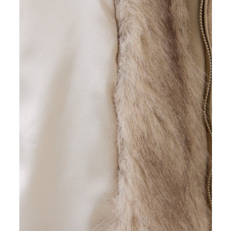 【one after another】ミドルフェイクファージャケット | NICE CLAUP / OLIVE des OLIVE　OUTLET | 詳細画像21 