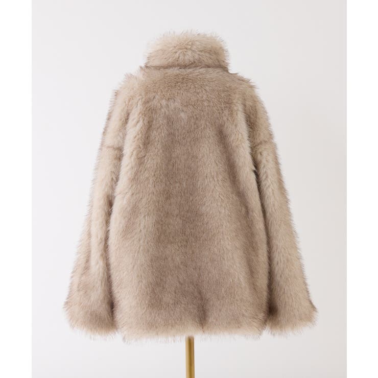 【one after another】ミドルフェイクファージャケット | NICE CLAUP / OLIVE des OLIVE　OUTLET | 詳細画像23 