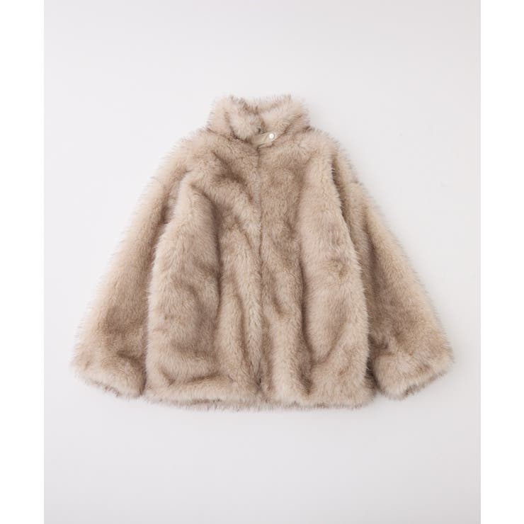 【one after another】ミドルフェイクファージャケット | NICE CLAUP / OLIVE des OLIVE　OUTLET | 詳細画像24 
