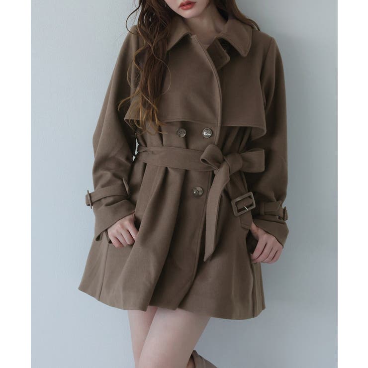 ブラウン | 【one after another】ミドルコート | NICE CLAUP / OLIVE des OLIVE　OUTLET