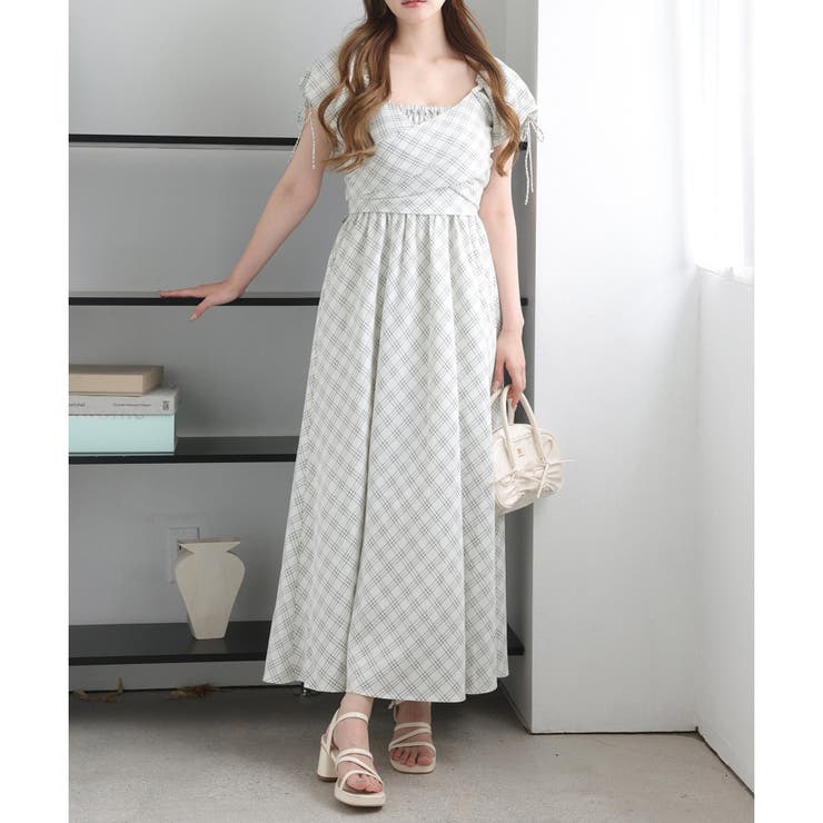 柄1 | 【one after another】ブラウスセットワンピ | NICE CLAUP / OLIVE des OLIVE　OUTLET