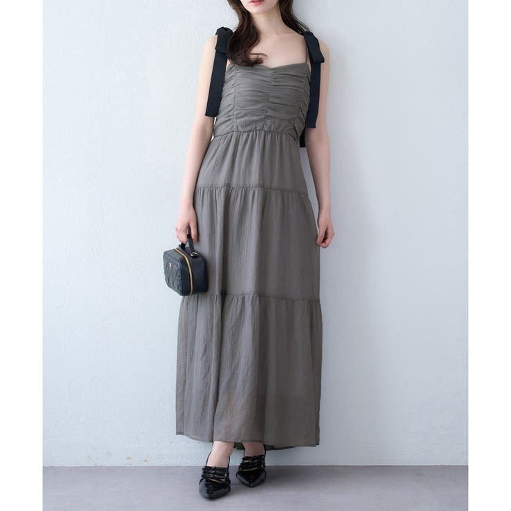 【one after another】背中あきティアードキャミワンピ | NICE CLAUP / OLIVE des OLIVE　OUTLET | 詳細画像41 