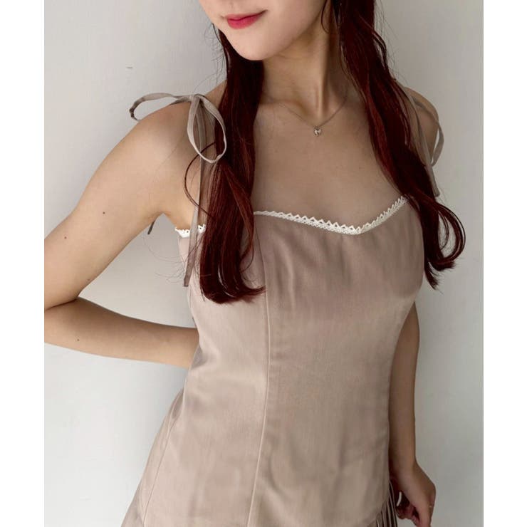 【one after another】肩リボン裾プリーツジャンスカ | NICE CLAUP / OLIVE des OLIVE　OUTLET | 詳細画像22 