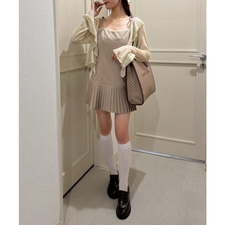 【one after another】肩リボン裾プリーツジャンスカ | NICE CLAUP / OLIVE des OLIVE　OUTLET | 詳細画像32 