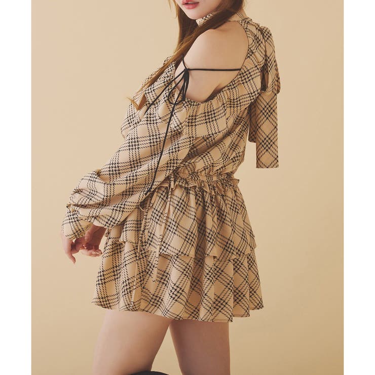 柄1 | 【one after another】アメスリチュニックワンピース | NICE CLAUP / OLIVE des OLIVE　OUTLET