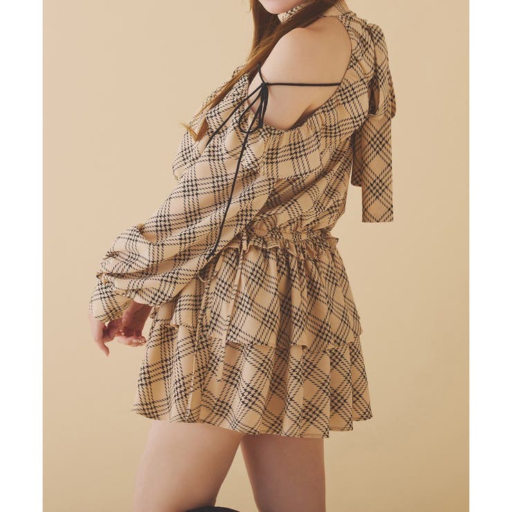 柄1 | 【one after another】アメスリチュニックワンピース | NICE CLAUP / OLIVE des OLIVE　OUTLET