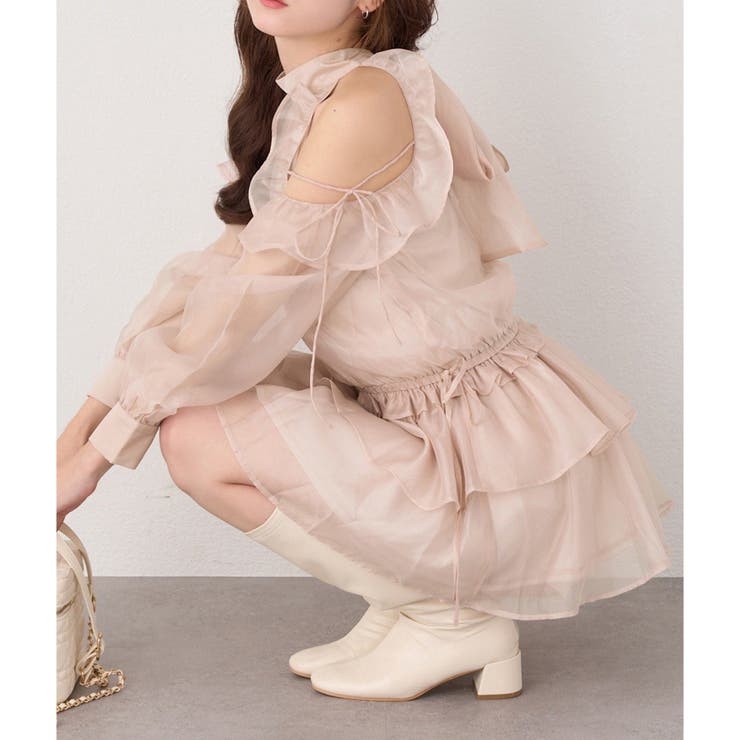 ベージュ | 【one after another】アメスリチュニックワンピース | NICE CLAUP / OLIVE des OLIVE　OUTLET