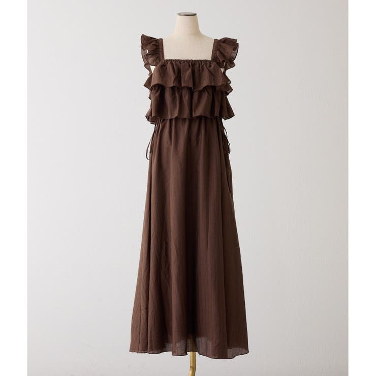 サイドリボンフリルキャミワンピ | NICE CLAUP / OLIVE des OLIVE　OUTLET | 詳細画像13 