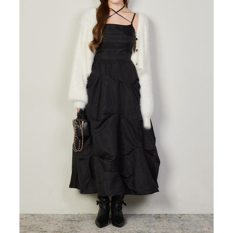 【one after another】バルーンチュールキャミワンピース | NICE CLAUP / OLIVE des OLIVE　OUTLET | 詳細画像18 