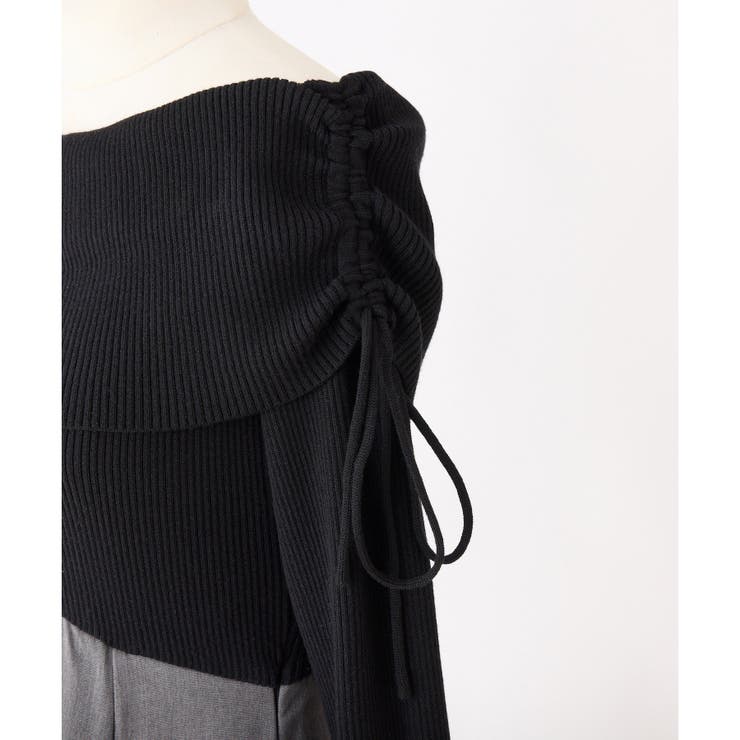 one after another】オフショルドッキングワンピース[品番