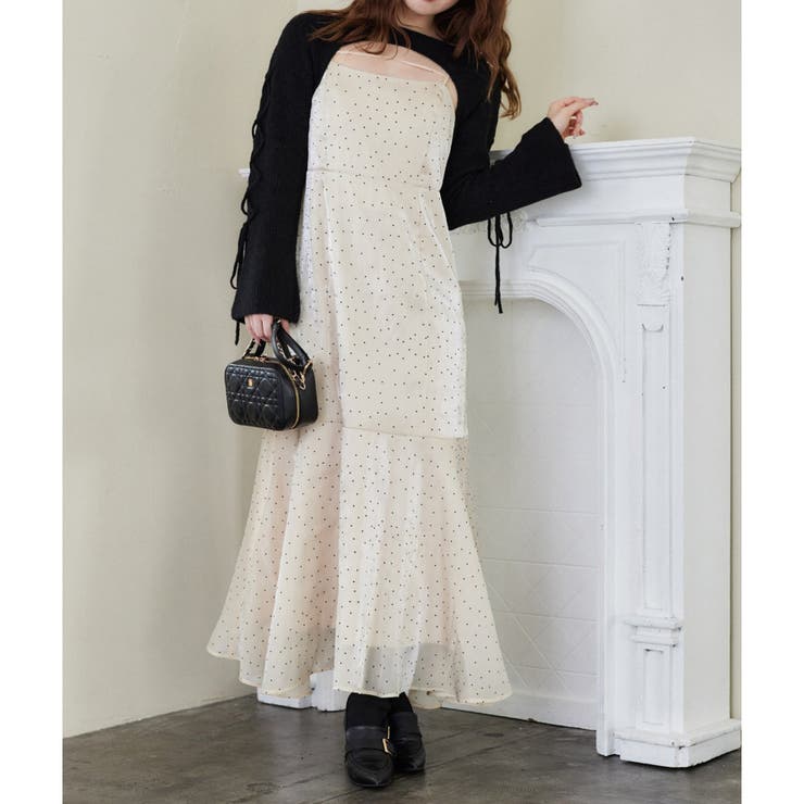 ブラック | 【one after another】アンサンブルニットワンピ | NICE CLAUP / OLIVE des OLIVE　OUTLET