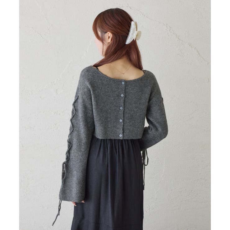 【one after another】アンサンブルニットワンピ | NICE CLAUP / OLIVE des OLIVE　OUTLET | 詳細画像12 