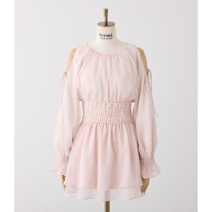 【one after another】肩あきシャーリングチュニック | NICE CLAUP / OLIVE des OLIVE　OUTLET | 詳細画像8 