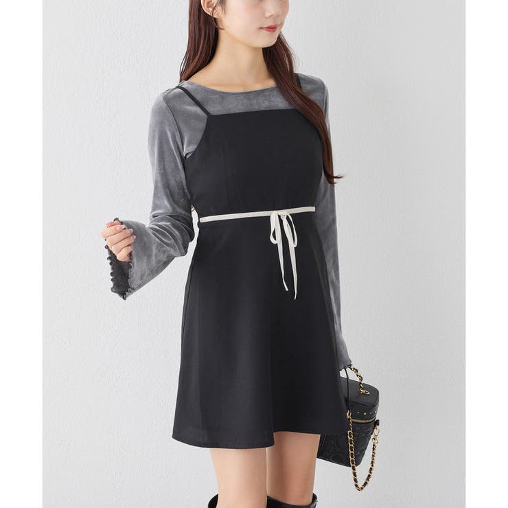 【one after another】後ろレースアップキャミワンピ | NICE CLAUP / OLIVE des OLIVE　OUTLET | 詳細画像43 